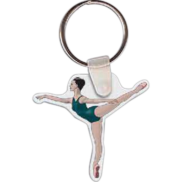 Ballerina-shaped key tag, 1.8" W x 1.72" H... from ASI 56100 Gemini Ind Inc / Gemini Line™