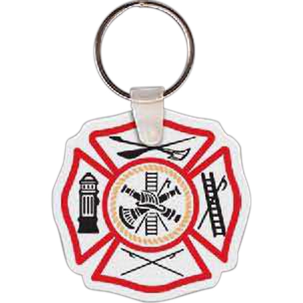 Maltese cross-shaped key tag, 2.05"W x 2"H... from ASI 56100 Gemini Ind Inc / Gemini Line™