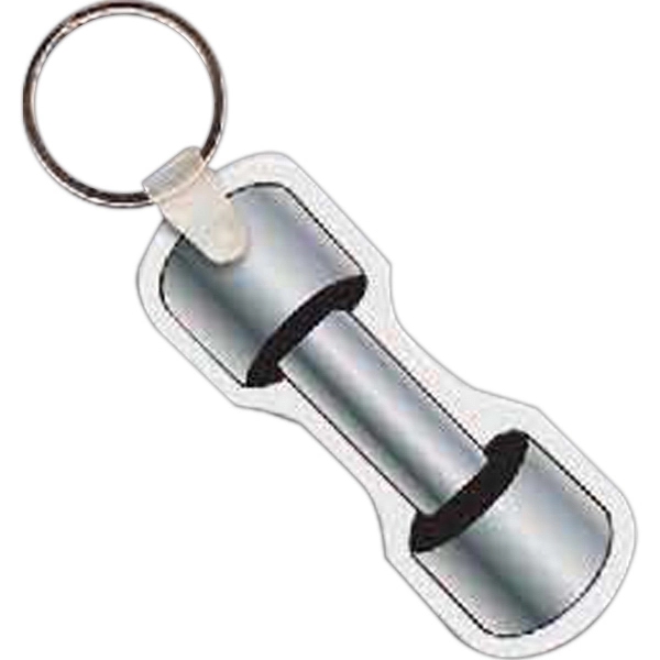 Union made dumbbell key tag.... from ASI 56100 Gemini Ind Inc / Gemini Line™