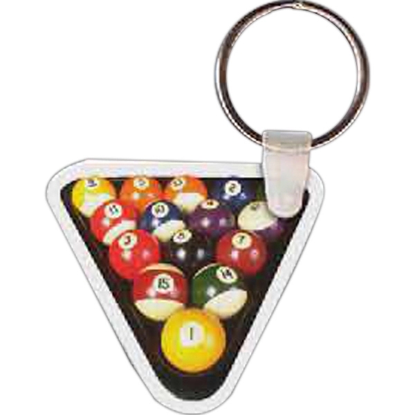 Pool rack shaped key tag, 1.91" W x 1.75" H.... from ASI 56100 Gemini Ind Inc / Gemini Line™