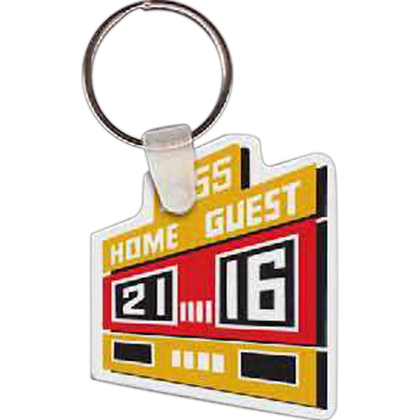 Full-color scoreboard shaped key tag, 1.71" W x 2" H... from ASI 56100 Gemini Ind Inc / Gemini Line™