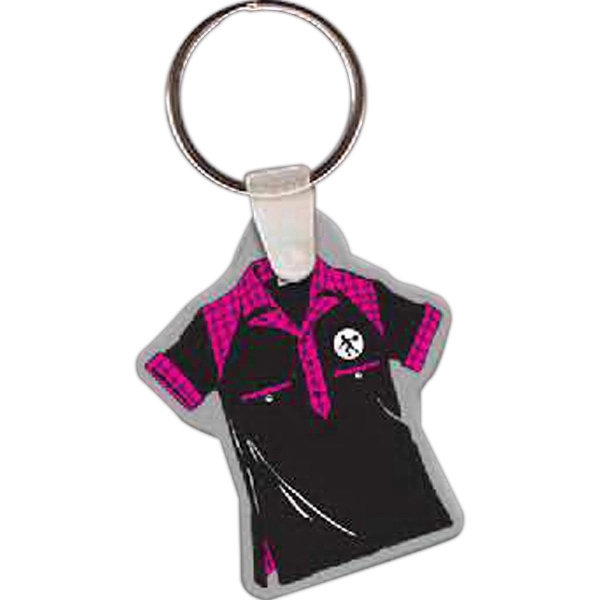 Bowling shirt shaped key tag that measures 1.75" W x 2.08"... from ASI 56100 Gemini Ind Inc / Gemini Line™