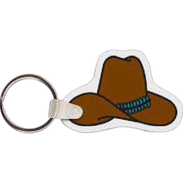Cowboy hat-shaped key tag.... from ASI 56100 Gemini Ind Inc / Gemini Line™