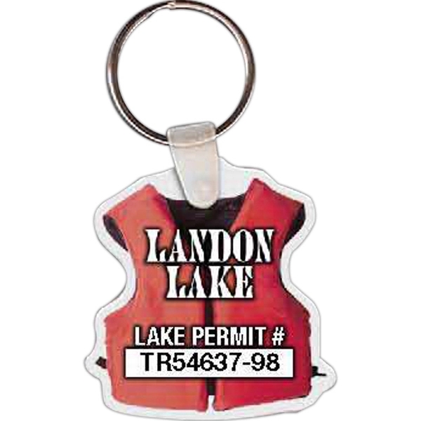 Key tag shaped like a life jacket.... from ASI 56100 Gemini Ind Inc / Gemini Line™
