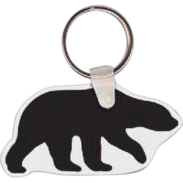 Bear-shaped key tag, 2.66" W x 1.40" H... from ASI 56100 Gemini Ind Inc / Gemini Line™