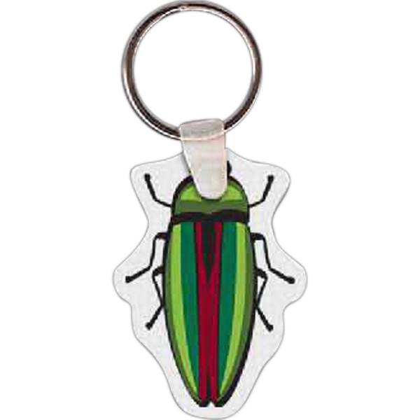 Full-color beetle-shaped key tag, 1.5" W x 2.08" H... from ASI 56100 Gemini Ind Inc / Gemini Line™