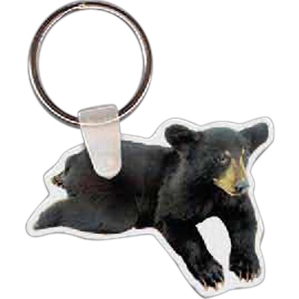 Full-color bear cub-shaped key tag, 2.1" W x 1.53" H... from ASI 56100 Gemini Ind Inc / Gemini Line™