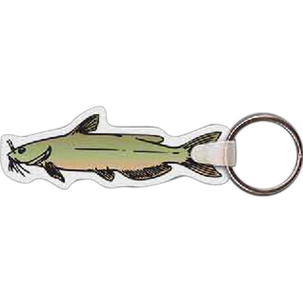 Full color catfish shaped key tag that measures 3.08" W x... from ASI 56100 Gemini Ind Inc / Gemini Line™
