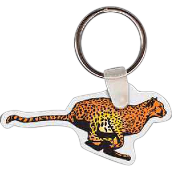 Cheetah shaped key tag that measures 2.52" W x 1.24" H... from ASI 56100 Gemini Ind Inc / Gemini Line™