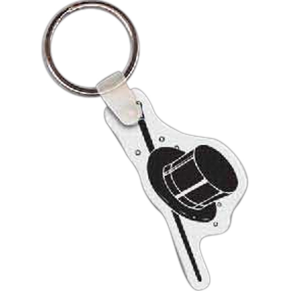 Top hat and cane shaped key tag, 1.58" W x 2.25"... from ASI 56100 Gemini Ind Inc / Gemini Line™