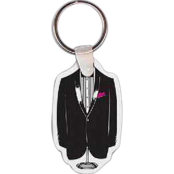 Full color tuxedo coat shaped key tag, 1.37" W x 2.3"... from ASI 56100 Gemini Ind Inc / Gemini Line™