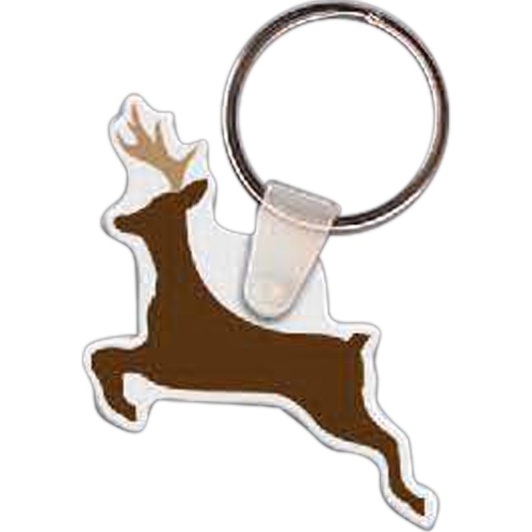 Deer shaped key tag made in the USA.... from ASI 56100 Gemini Ind Inc / Gemini Line™