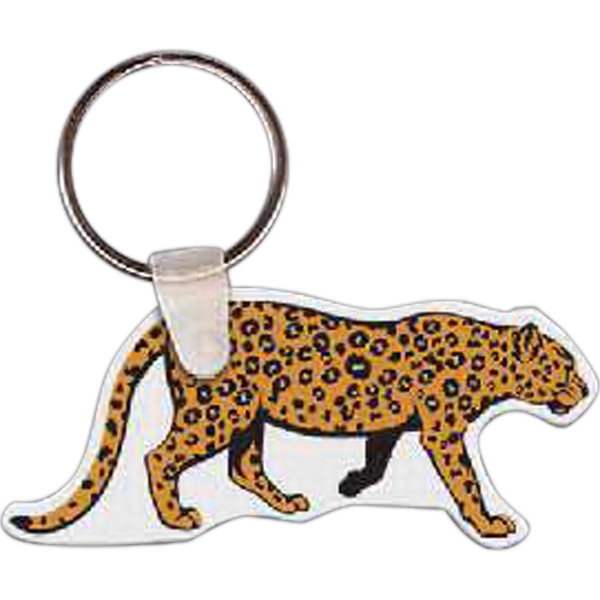 Leopard shaped key tag that measures 2.75" W x 1.20" H... from ASI 56100 Gemini Ind Inc / Gemini Line™