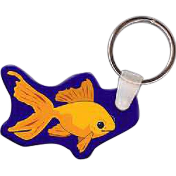 Full color goldfish shaped key tag, 2.16" W x 1.5" H.... from ASI 56100 Gemini Ind Inc / Gemini Line™