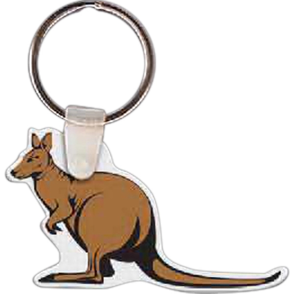 Kangaroo shaped key tag measuring 2.37" W x 1.4" H.... from ASI 56100 Gemini Ind Inc / Gemini Line™