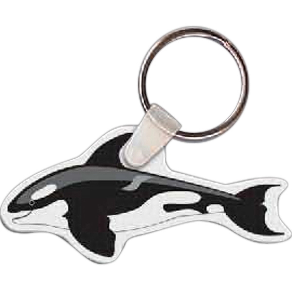 Killer whale-shaped key tag, 2.77" W x 1.31" H... from ASI 56100 Gemini Ind Inc / Gemini Line™