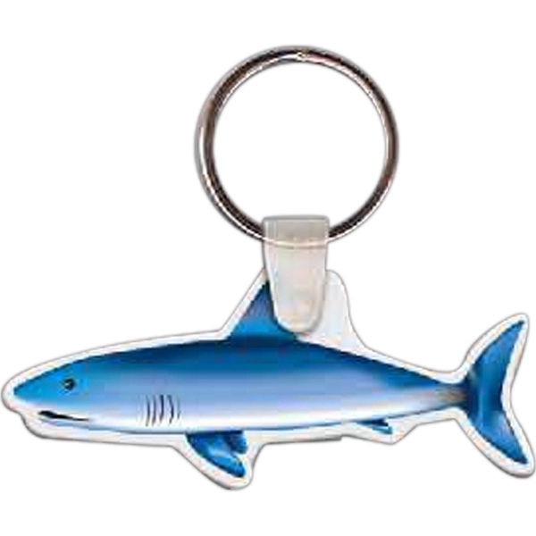 Full color shark shaped key tag, 2.82" W x 1.22" H... from ASI 56100 Gemini Ind Inc / Gemini Line™