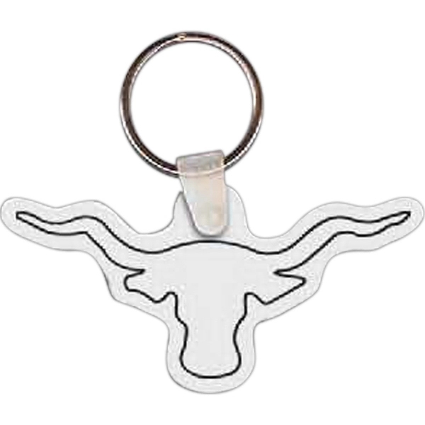Steer head shaped key tag, 3.10" W x 1.56" H... from ASI 56100 Gemini Ind Inc / Gemini Line™