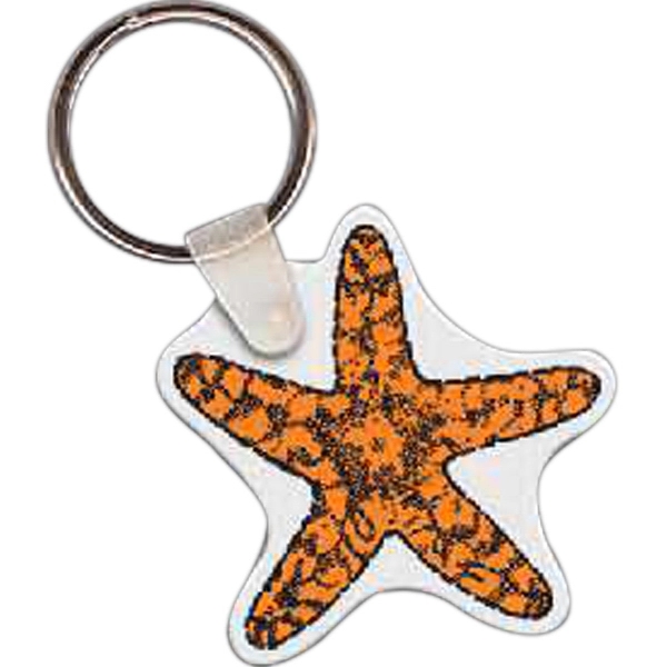 Starfish shaped key tag, 1.86" W x 1.84" H... from ASI 56100 Gemini Ind Inc / Gemini Line™