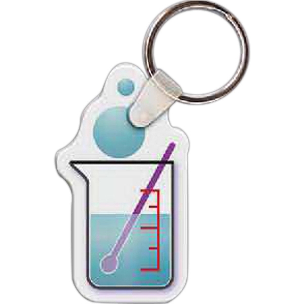 Full-color beaker-shaped key tag, 1.35" W x 2.4" H... from ASI 56100 Gemini Ind Inc / Gemini Line™
