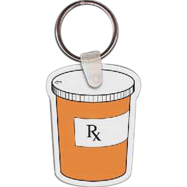 Key tag with illustration of a pill bottle.... from ASI 56100 Gemini Ind Inc / Gemini Line™