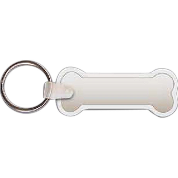 Full-color bone-shaped key tag, 3.37"W x 1.31"H... from ASI 56100 Gemini Ind Inc / Gemini Line™
