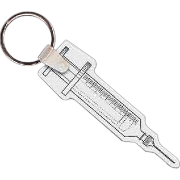 Full color syringe shaped key tag, 1.25" W x 2.7" H... from ASI 56100 Gemini Ind Inc / Gemini Line™