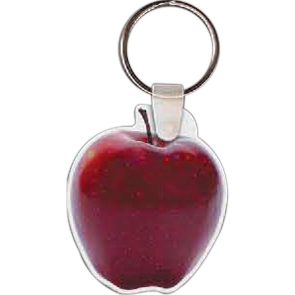 Apple-shaped key tag, 1.7" W x 2.01" H... from ASI 56100 Gemini Ind Inc / Gemini Line™