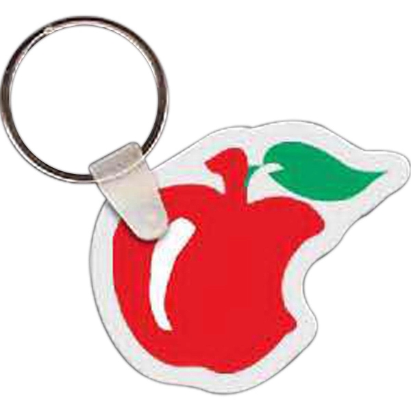 Full-color apple with bite-shaped key tag, 2" W x 1.7" H... from ASI 56100 Gemini Ind Inc / Gemini Line™