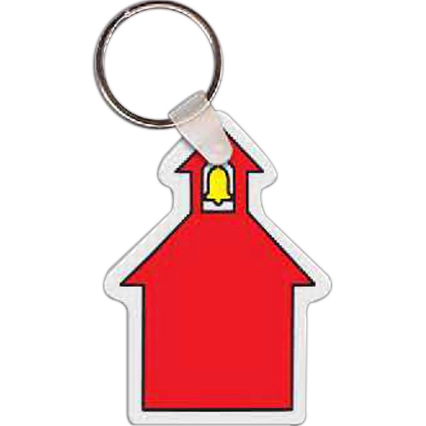 School house-shaped key tag, 1.88"W x 2.57"H... from ASI 56100 Gemini Ind Inc / Gemini Line™