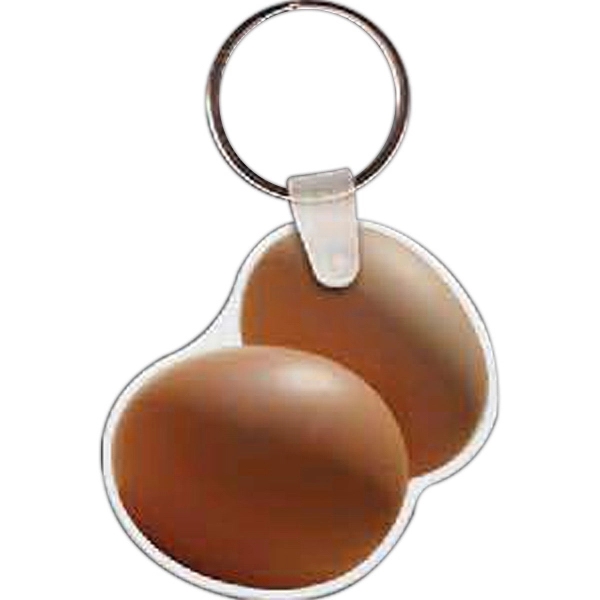 Full color egg shaped key tag that measures 2.04" W x... from ASI 56100 Gemini Ind Inc / Gemini Line™