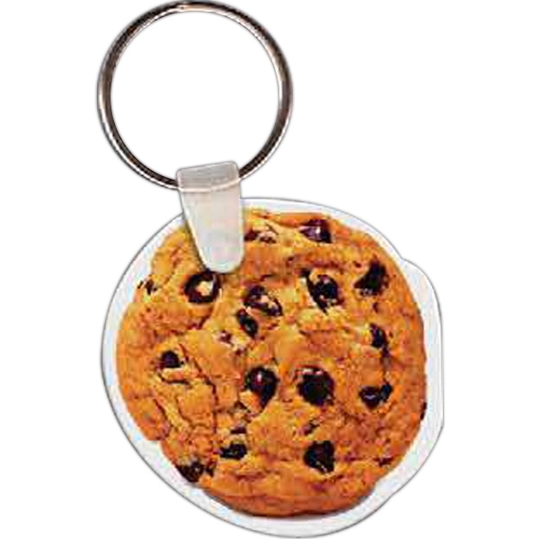 Full color chocolate chip cookie shaped key tag that measures 1.85"... from ASI 56100 Gemini Ind Inc / Gemini Line™