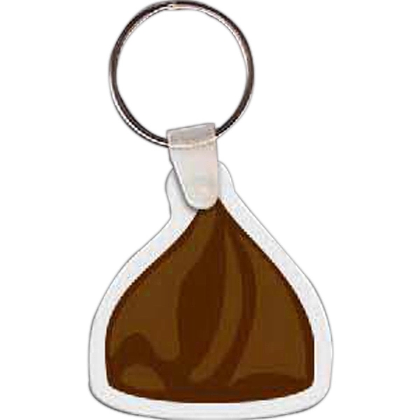 Chocolate chip shaped key tag that measures 1.74" W x 1.88"... from ASI 56100 Gemini Ind Inc / Gemini Line™