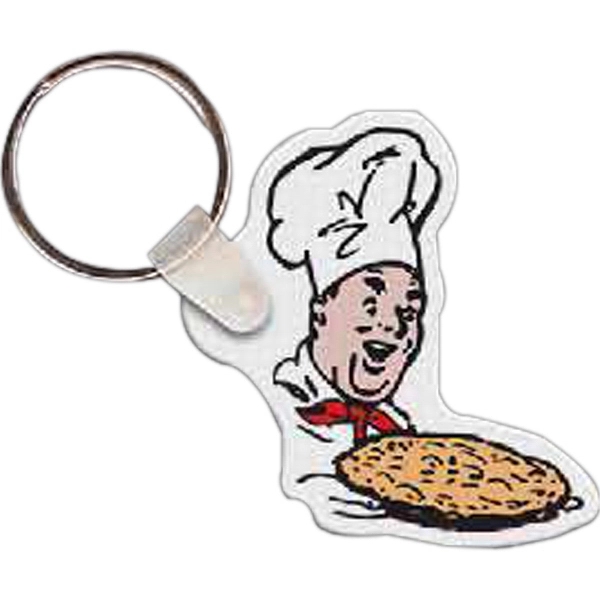 Full color chef shaped key tag.... from ASI 56100 Gemini Ind Inc / Gemini Line™
