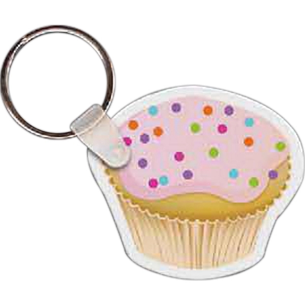 Cupcake key tag with multiple color options.... from ASI 56100 Gemini Ind Inc / Gemini Line™