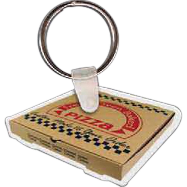 Full color pizza box shaped key tag, 2.35" W x 1.35"... from ASI 56100 Gemini Ind Inc / Gemini Line™