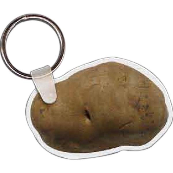 Full-color potato shaped key tag, 2.4" W x 1.66" H... from ASI 56100 Gemini Ind Inc / Gemini Line™