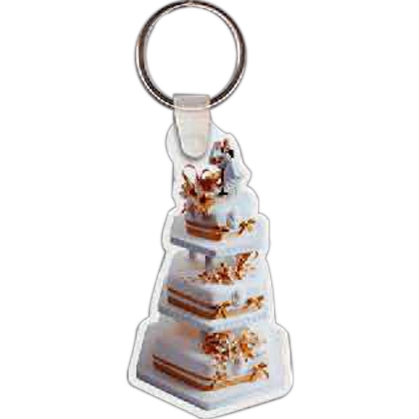 Tiered wedding cake shaped key tag, measuring 1.36" W x 2.53"... from ASI 56100 Gemini Ind Inc / Gemini Line™