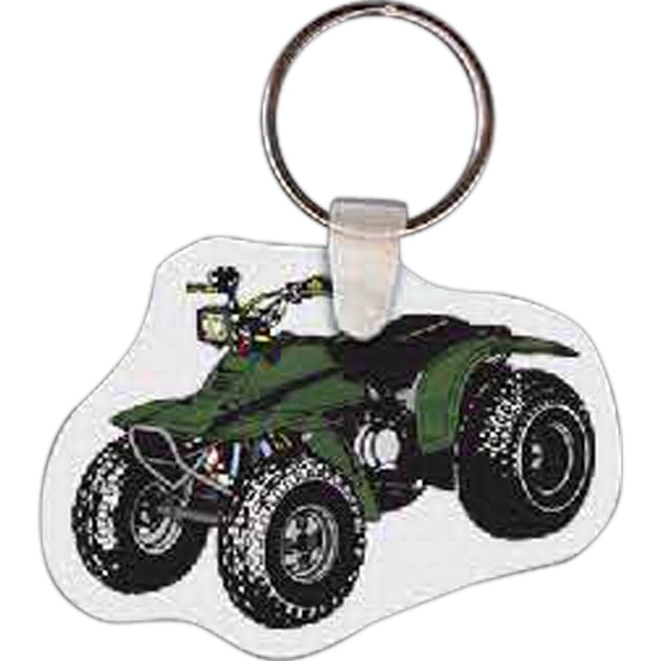 Full-color four wheeler-shaped key tag, 2.62" W x 1.92" H... from ASI 56100 Gemini Ind Inc / Gemini Line™