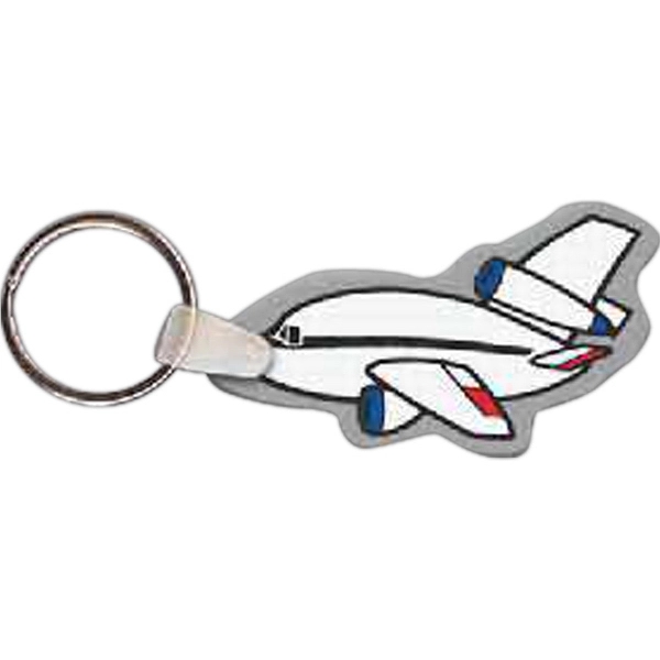 Full color plane shaped key tag that measures 2.5" W x... from ASI 56100 Gemini Ind Inc / Gemini Line™