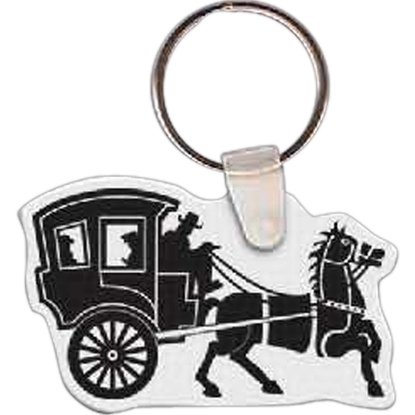 Key tag shaped like a horse and buggy..... from ASI 56100 Gemini Ind Inc / Gemini Line™