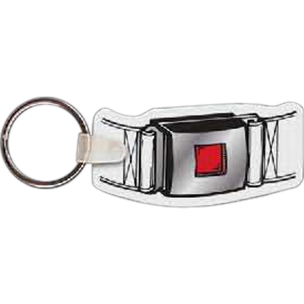 Full color seat belt shaped key tag, 2.52" W x 1.25"... from ASI 56100 Gemini Ind Inc / Gemini Line™