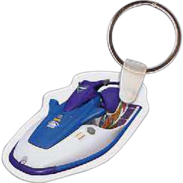 Watercraft shaped key tag, 1.94" W x 1.75" H... from ASI 56100 Gemini Ind Inc / Gemini Line™