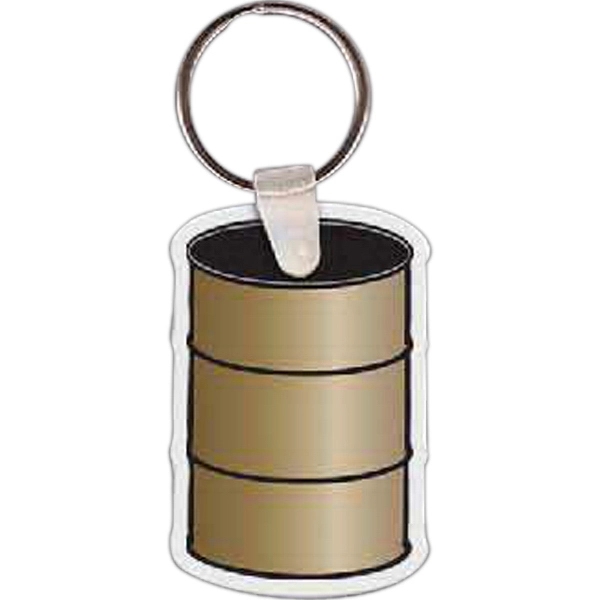 Barrel-shaped key tag, 1.42" W x 2.15" H... from ASI 56100 Gemini Ind Inc / Gemini Line™