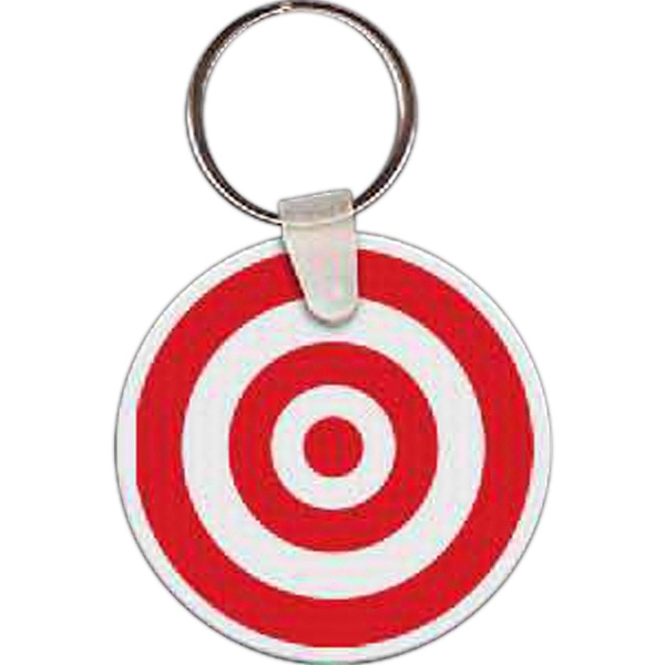 Bullseye shaped key tag that measures 2" W x 2" H... from ASI 56100 Gemini Ind Inc / Gemini Line™