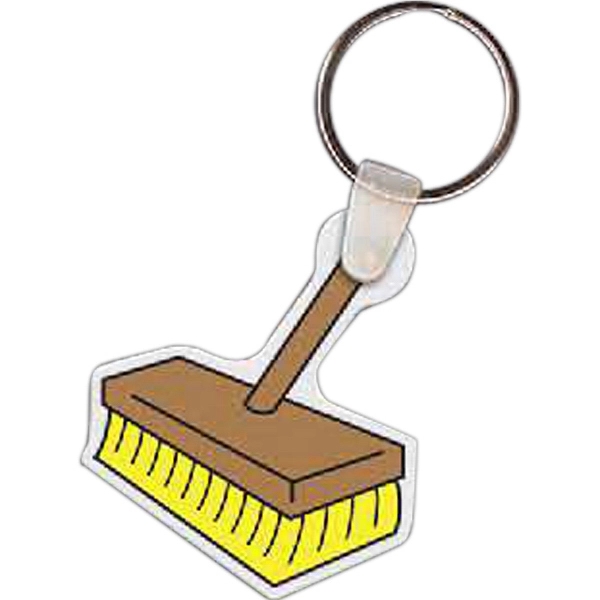Full color broom shaped key tag that measures 1.75" W x... from ASI 56100 Gemini Ind Inc / Gemini Line™