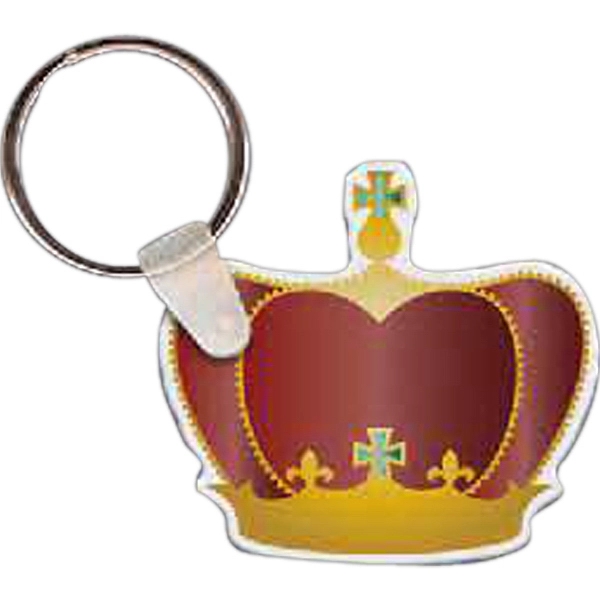Crown shaped key tag measuring 1.9" W x 1.75" H.... from ASI 56100 Gemini Ind Inc / Gemini Line™