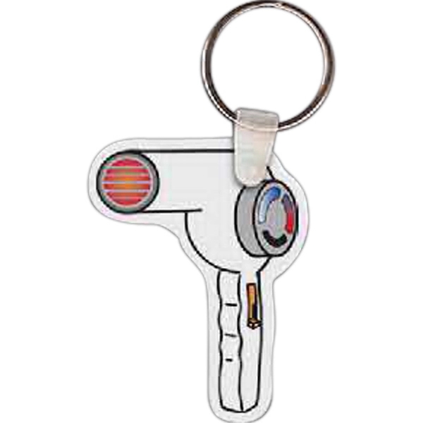 Hair dryer shaped key tag, 1.77" W x 2.27" H.... from ASI 56100 Gemini Ind Inc / Gemini Line™