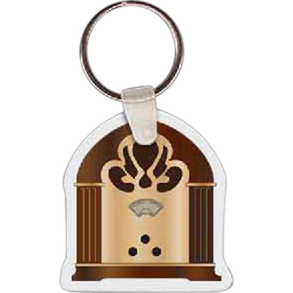 Key tag shaped like and old fashioned radio.... from ASI 56100 Gemini Ind Inc / Gemini Line™