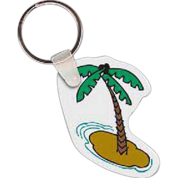 Palm tree shaped key tag, 1.67" x 2".... from ASI 56100 Gemini Ind Inc / Gemini Line™